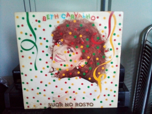 Lp Beth Carvalho Suor No Rosto - Com Encarte 