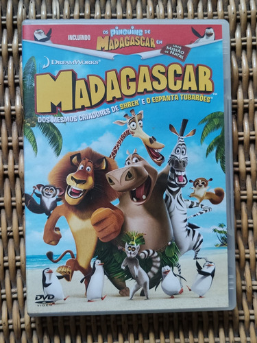 Desapegadoc Dvd Madagascar - Dreamworks Animação Infantil