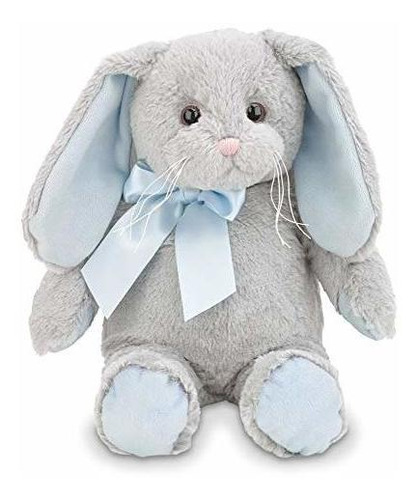 Conejillo Lil Hopsy Gris Y Azul Peluche Conejo De Kzc4q