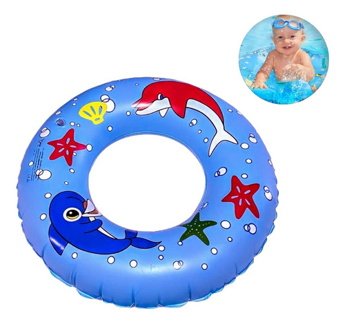 Flotador Inflable Para Niños - Diseño Divertido - 70 Cm