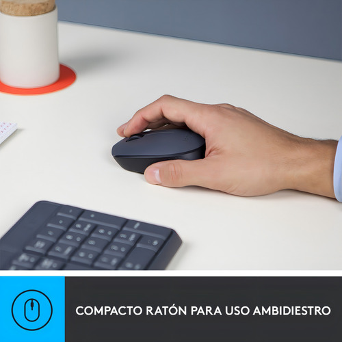 Kit Combo Teclado Mouse Inalámbrico Mk235 Logitech Español
