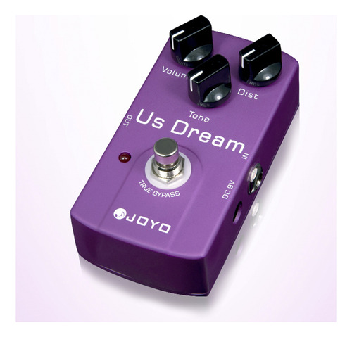 Pedal Overdrive E Distortion Jf34 - Som High Gain Valvulado