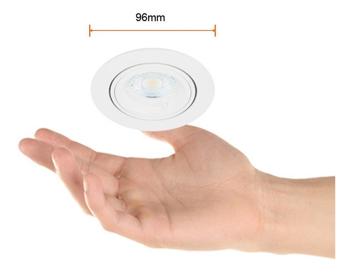 Imagen 5 de 7 de Bala Dirigible, Blanco, Base Gu10, Interior, Tecnolite