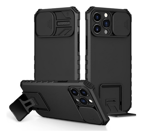 En Stock Abfa Shop Case Soporte Camara iPhone 15 Plus Negro