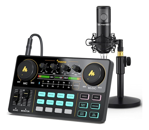 Mezcladora Interfaz Audio Podcast Stream Maonocaster Am200 (Reacondicionado)