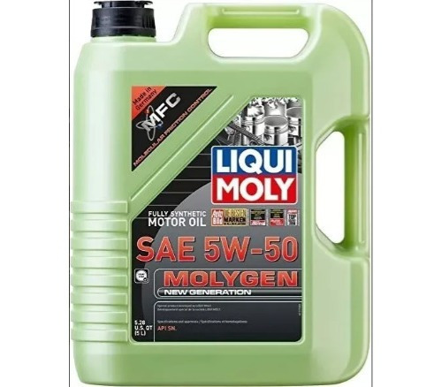 Aceite Sintético 5w50 Molygen Liqui Moly Garrafa 5 Litros