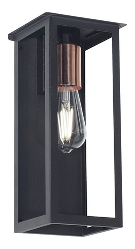 1/2 Farol De Pared 1 Luz Moderno Exterior - Ux