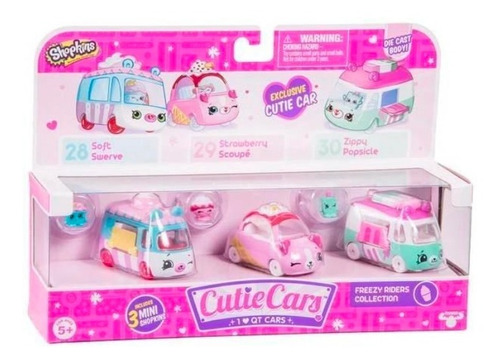 Shopkins - Cutie Cars - Pack X 3