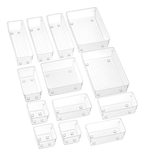 13 Organizadores Para Cajones, Heladera, Oficina (5 Tamaños)