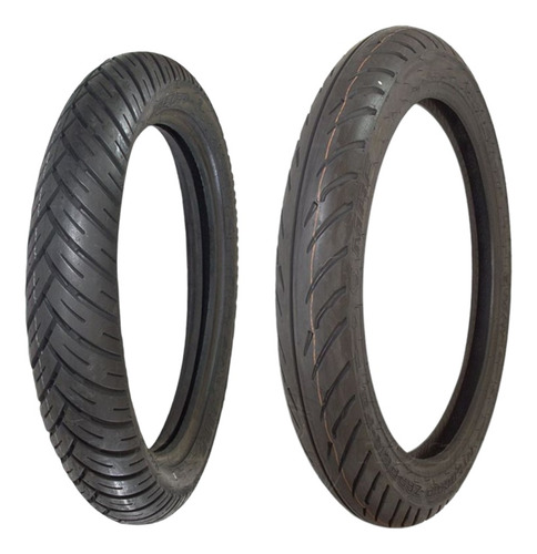 Llantas 100/90-17 + 80/100-17 Mrf Zapper Pulsar Discover