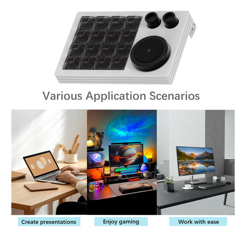 Teclado Macro Programable Para Diseñadores Teclado De Jueg
