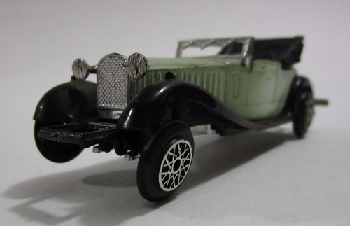 Bugatti 1927 Carro Auto Antiguo 10 Cm De Coleccion Metalico