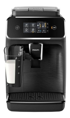 Imagen 2 de 3 de Cafetera Philips Series 2200 EP2231 super automática negra expreso 220V
