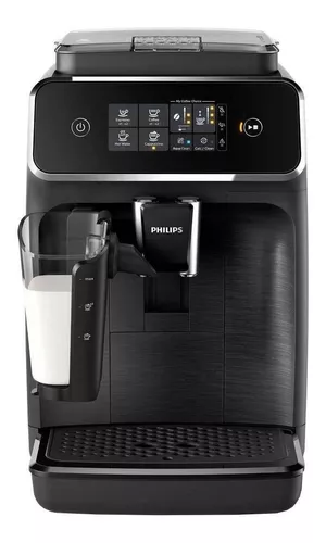 Cafetera Philips Series 1200 EP1220 super automática negra expreso 220V
