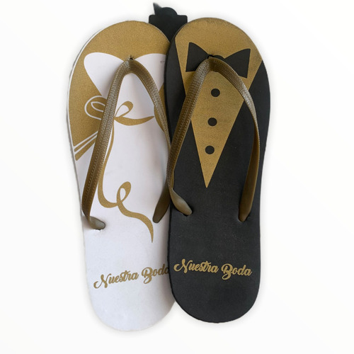 Imagen 1 de 4 de 10 Sandalias Impresas Para Eventos Boda Quinces