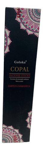Incenso Massala Copal Blanco Indiano Goloka 12 Cxs De 15g