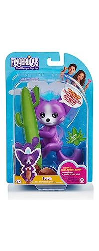 Wowwee Fingerlings - Zorro Bebé Interactivo - Sarah (morado