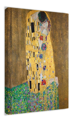 Cuadro Decorativo El Beso/klimt (canvas) 45x30cm