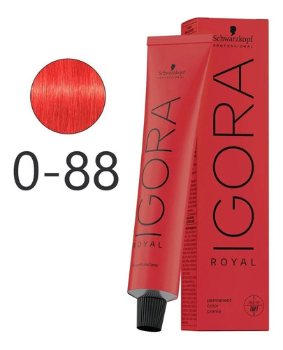 Tinte Igora Royal 0-88 Intensificador Rojo 60g
