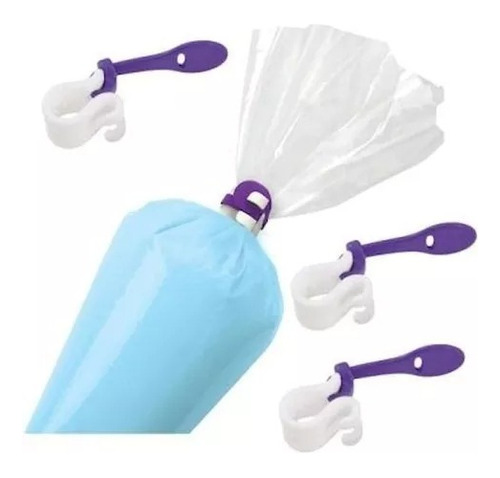 Clips Broches Ligas Para Manga Pasteleras Repostería Wilton