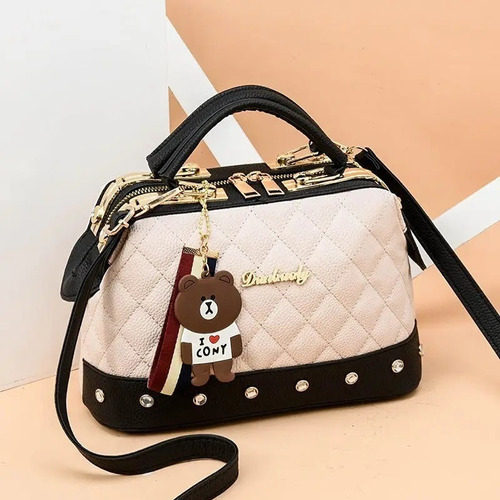 Bolso Cartera Bandolero Osos Moda Elegante Tendencia Mujer 