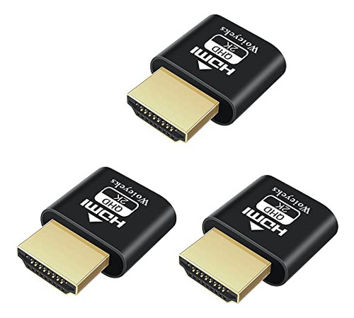 Emulador De Pantalla Fantasma Sin Cabeza Hdmi Dummy Plug Y V