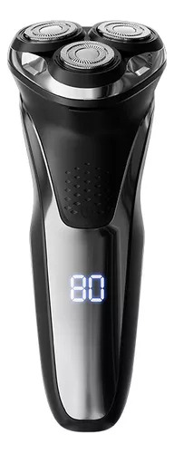 Rasuradora Eléctrica Afeitadora Barba Recargable Corta al Raz Cortadora Pelo Cabello Color Negro