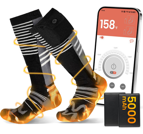 Calcetines Eléctricos 5000mah App Controlados Para Hombre Mu