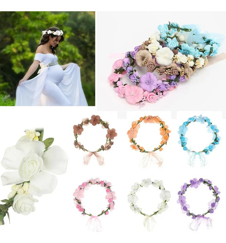 Nuevo Diadema Con Forma De Corona De Flores For Boda,
