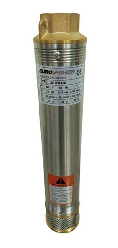 Cuerpo De Bomba Sumergible 0.5hp 220v 3sdm4/6 Europower