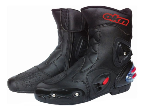 Imagen 2 de 6 de Botas Motociclismo Okinoi Protecciones Vidriera Beitia Motos