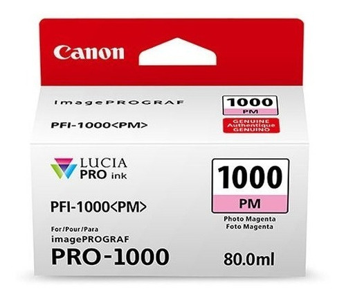 Cartucho Canon Pfi 1000 Pm Lucia Pro 1000 Photo Magenta