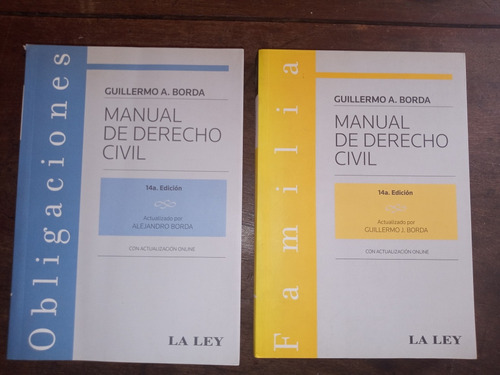 Manual Derecho Civil Guillermo A. Borda Familia Y Obligacion