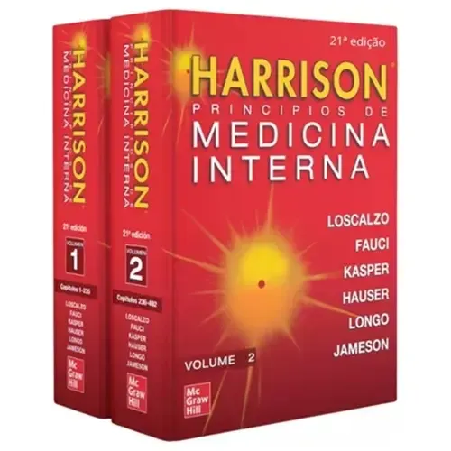 Livro Medicina Interna De Harrison 2 Vols, 21ª Edição 2024