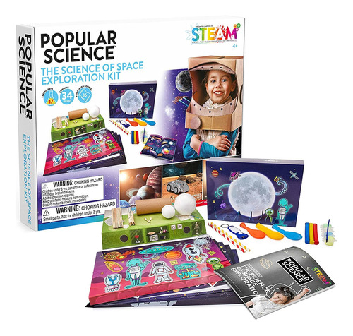 Juego Educativo  Kit De Ciencia De Exploración Espac Fr80jc