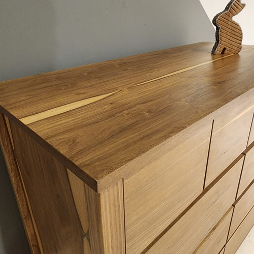 Imagen 6 de 10 de Comoda Cajonera Madera Petiribi Veteada Exclusiva Oliver