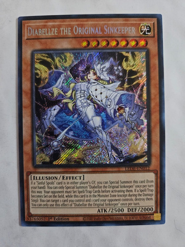 Yugioh! Diabellze The Original Sinkeeper