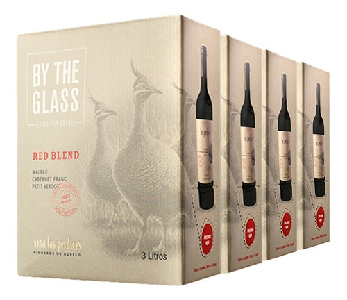 Vino Las Perdices Bag In Box Red Blend 3litros Caja X4 Uni