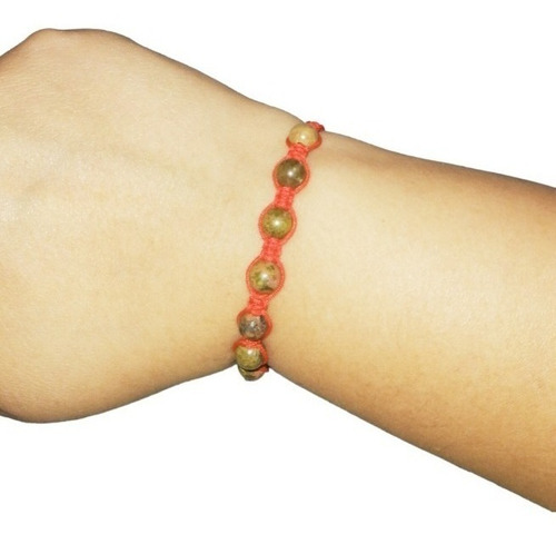 Pulsera Protectora Hilo Rojo Y Unakita