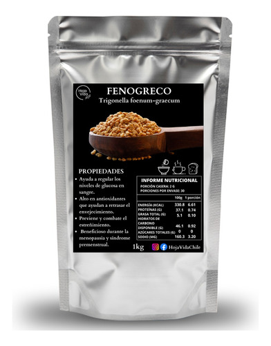 Fenogreco En Semillas 100g