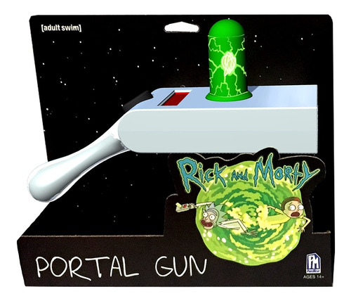 Rick And Morty Rick  Morty Exclusive Chrome Portal Gun Coll