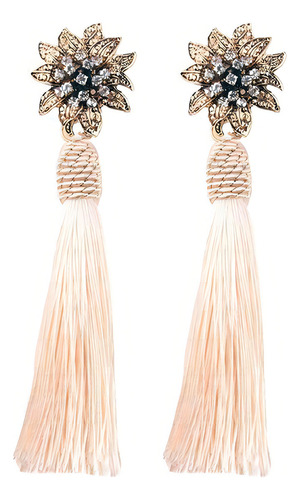 Aretes Dalia Sunshine SS9661-R Color Beige