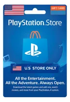 Comprar Tarjeta Playstation Store Usa Gift Card Código Digital Psn