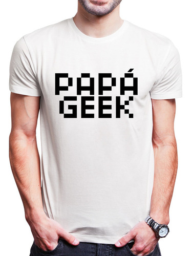 Polo Varon Papá Geek (d1113 Boleto.store)