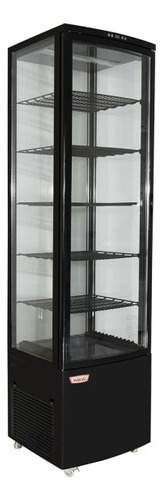 Vitrina Pastelera Vertical Negra 288 Lts. Cod.vp288n
