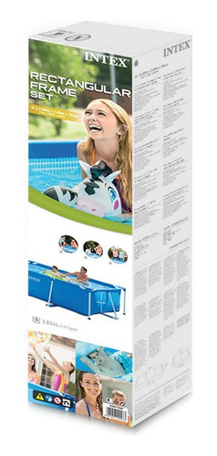 Alberca Piscina Hogar Rectangular 300 X 200 X 75 Cm Intex