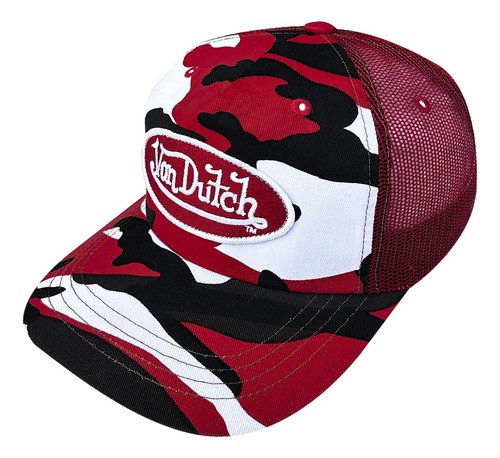 Gorra Von Dutch Camuflajeada Para No Vans No Markitos Toys