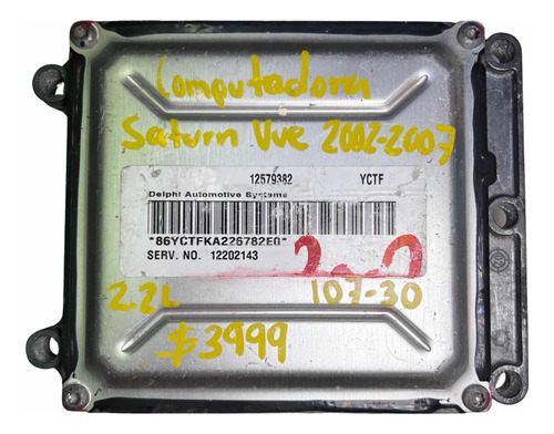 Computadora Saturn Vue 2.2l 2002-2007       12579382 Yctf