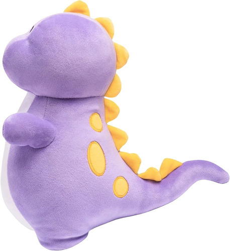 Peluche De Dinosaurio Suave Y Morado, Almohada De Peluc...