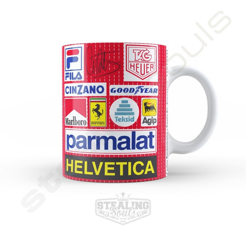 Taza Porcelana Fierrera - Carlos Reutemann #04 | Formula 1